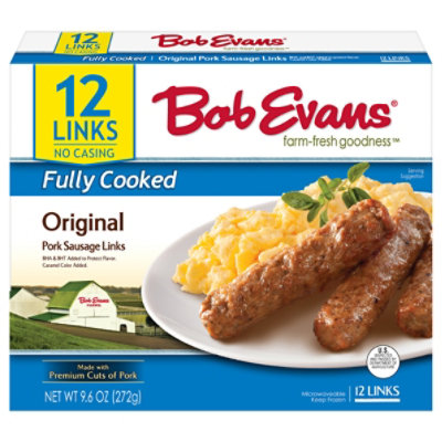 Bob Evans Breakfast Sausage Links Original 9.6 OZ Safeway