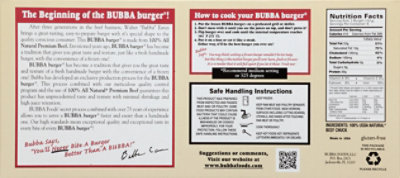 Bubba Natural Beef Burgers - 32 OZ - Image 6