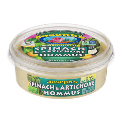 Joseph's Spinach/artichoke Hummus 8oz - 8 OZ - Image 1