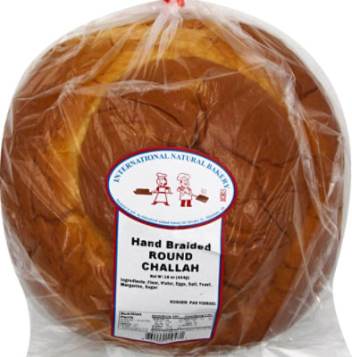 Hand-braided Round Challah From International Natural Bakery - 16 OZ - Image 2