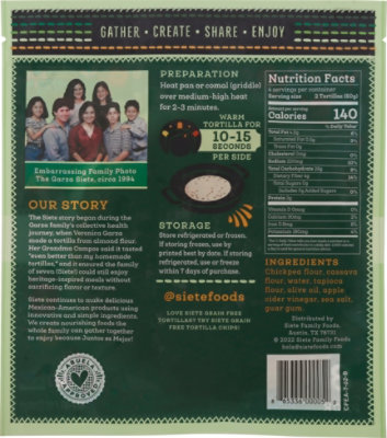Siete  ChickPea Grain Free  Flour Tortilla Wrapper - 7 Oz - Image 6