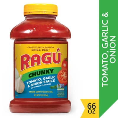 Ragu Chunky Garden Combination Pasta Sauce - 66 Oz - Image 1