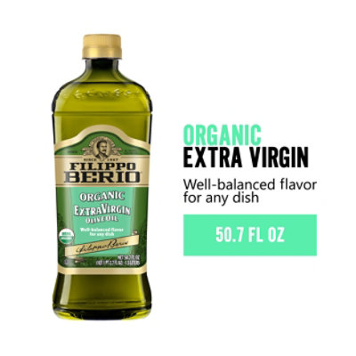 Filippo Berio Organic Extra Virgin Olive Oil - 50.7 Fl. Oz. - Image 1