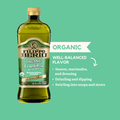 Filippo Berio Organic Extra Virgin Olive Oil - 50.7 Fl. Oz. - Image 3