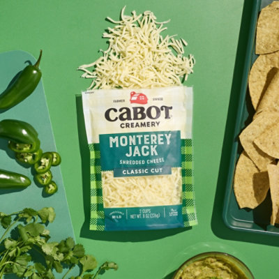 Cabot Creamery Monterey Jack Cheese Shreds Cheese - 8 OZ - Image 2