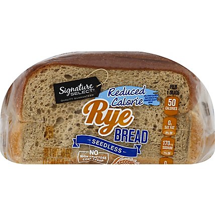Signature Select Light Seedless Rye Bread - 16 OZ - Image 2