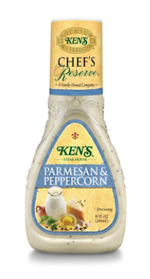 Kens Light Options Parmesan Peppercorn Salad Dressing Light 9 Oz - 8 FZ - Image 1