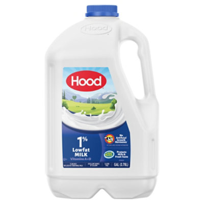 Hood 1% Lowfat Milk - 128 Oz - Image 1