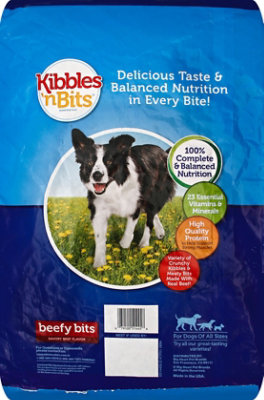 Kibbles N Bits Food Dog Dry Beefy Bits 16 LB shaws