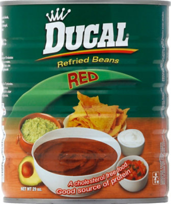 Ducal Beans Refried Red - 29 OZ - Image 2