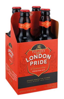 Fullers London Pride Pale Ale 4 Count Long Neck Bottles - 4-11.2 FZ - Image 1