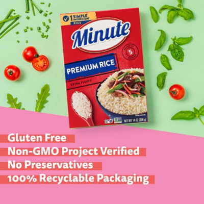 Minute Rice Premium Extra Fluffy - 14 Oz - Image 2