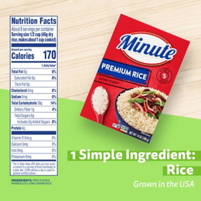 Minute Rice Premium Extra Fluffy - 14 Oz - Image 4