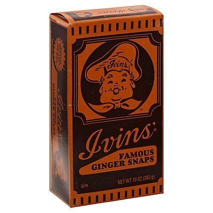 Ivins Ginger Snaps - 10 OZ - Image 1