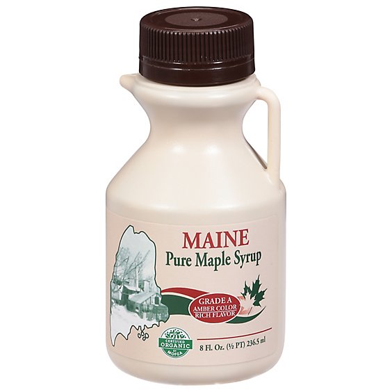 Pure Maine  Syrup Maple 1/2 Pint - 8 FZ