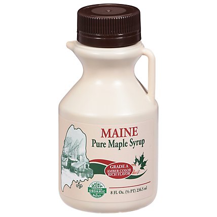 Pure Maine  Syrup Maple 1/2 Pint - 8 FZ - Image 1