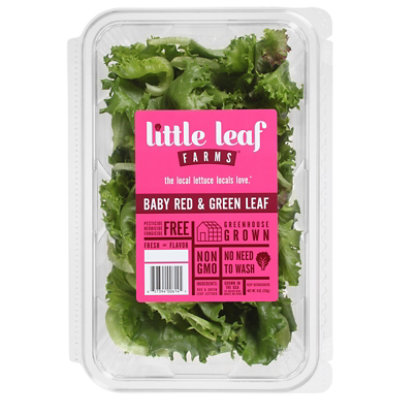 Little Leaf Farms Red Green Leaf Lettuce Blend - 8 Oz - Image 2