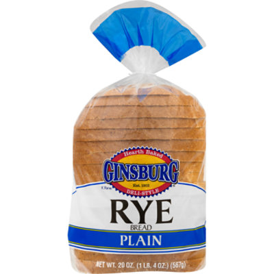 Ginsberg Sliced Rye Bread - 20 OZ - Image 1