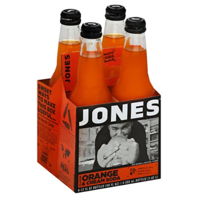 Jones Orange & Cream Soda 4pk - 48 FZ - Image 1