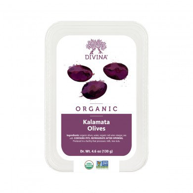 Divina Organic Kalamata Olives - 4.6 OZ - Image 1