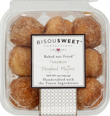 Bisousweet Cinnamon Doughnut Muffins 9 Oz - 9 Count - Image 2