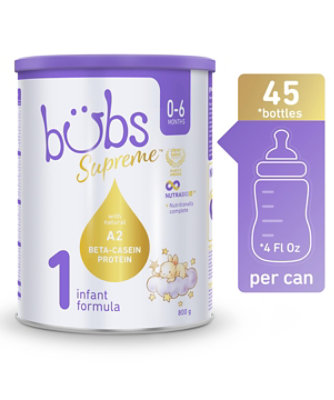Bubs Australian Supreme A2 Infant Formula Stage 1 Milk Based