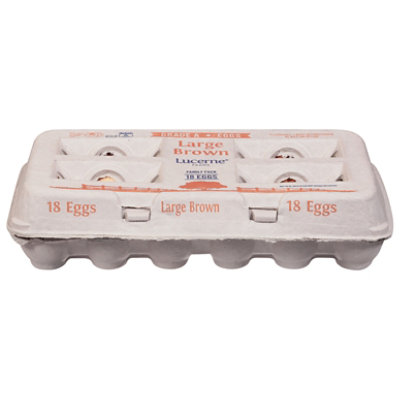 Lucerne Brown Large Eggs Family Pack - 18 CT - Image 4