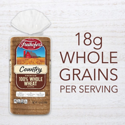 Freihofer's 100% Whole Wheat Bread - 24 Oz - Image 4