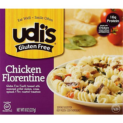 Udis Gluten Free Chicken Florentine - 8 OZ - Image 2