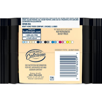 Kraft Deli Deluxe White American Cheese - 16 - 12 Oz - Image 1