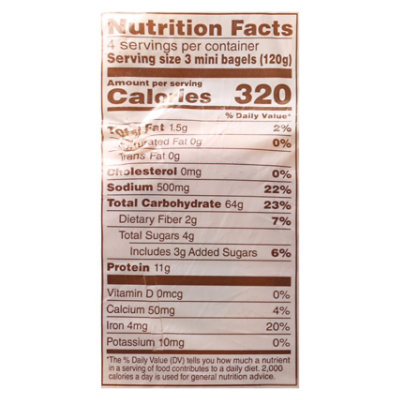 Signature SELECT Bagels Mini - 17 OZ - Image 3