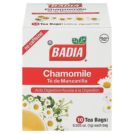 Badia Tea Bags Chamomile Tea - 10 Count