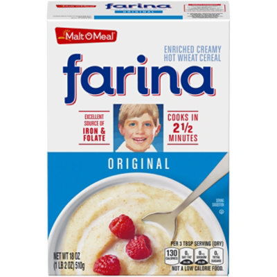 Malt O Meal Original Farina Mills Farina - 18 OZ - Image 1