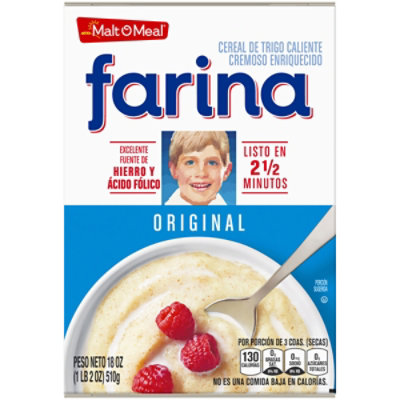 Malt O Meal Original Farina Mills Farina - 18 OZ - Image 2