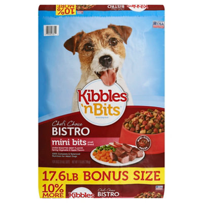 Kibbles and shop bits serving size