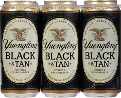 Yuengling Black & Tan Porter Cans - 6-16 FZ - Image 4