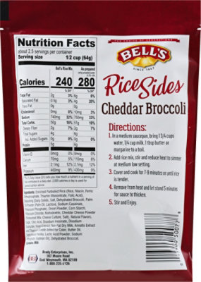 Bells Cheddar Broccole Rice - 5.7 OZ - Image 6