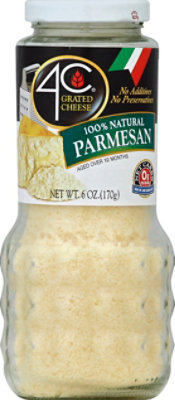 4C Foods Grated Parmesan - 6 OZ - Image 2