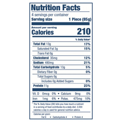 PERDUE No Antibiotics Ever Refrigerated Spicy Breaded Chicken Cutlets Traypack - 12 Oz - Image 2