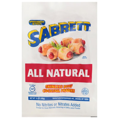 Sabrett All Natural Cocktail Franks - 12 OZ - Image 2