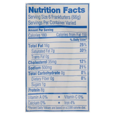 Sabrett All Natural Cocktail Franks - 12 OZ - Image 3