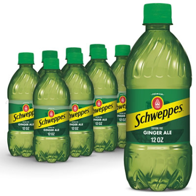 Schweppes Ginger Ale Soda Bottles - 8-12 Fl. Oz. - Image 1