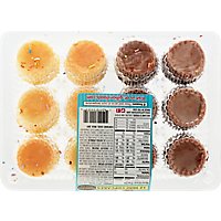 Fresh Baked Mini Gluten Free Single Unit 6 Chocolate 6 Vanilla Cupcakes - 12 Oz. - Image 6