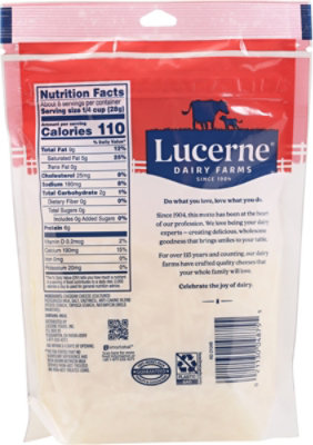 Lucerne Ches Cheddar White Sharp Shred - 8 OZ - Image 7