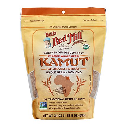 Bobs Red Mill Organic Kamut Berries Whole Grain - 24 Oz - Image 1