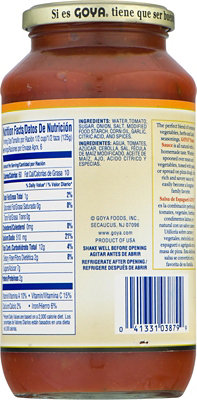 Goya Sauce Pasta Marinara - 25 OZ - Image 2