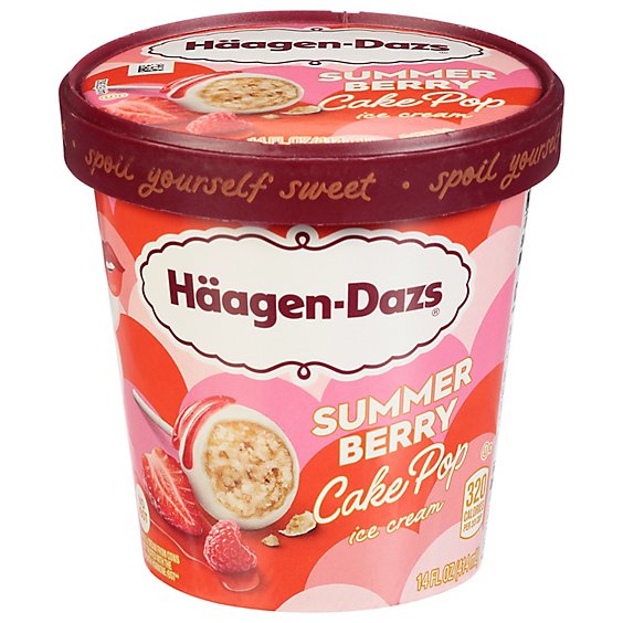 Haagen-Dazs City Sweets Summer Berries & Cream Waffle Ice Cream - 14 Fl. Oz.