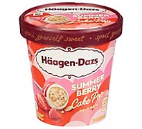 Haagen-Dazs Summer Berries & Cream Waffle Ice Cream - 14 Fl. Oz.
