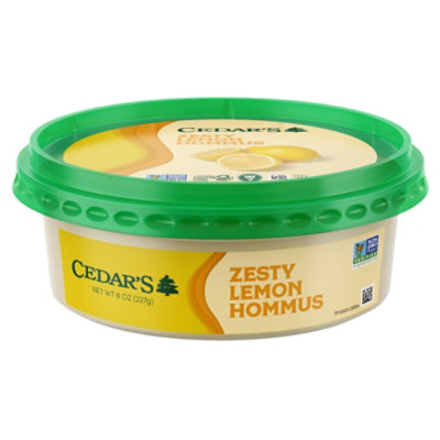 Cedars Zesty Lemon Hommus - 8 OZ - Image 2