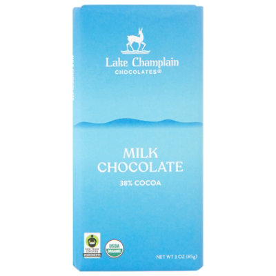 Lake Champlain Organic Milk Chocolate - 3 OZ - Image 2